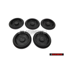 5x Genuine VW Floor Pan Underbody Rubber Plug Grommet Bung 40mm - 1K0899185