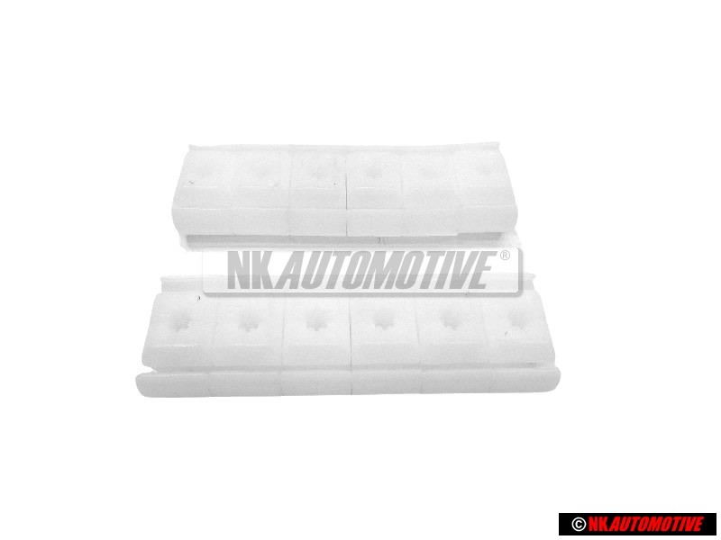 12x Genuine VW 2 Point Brake Pipe Line Retaining Clip Holder - 811611797