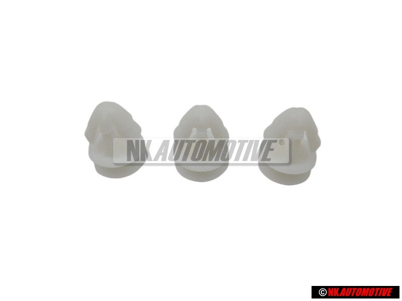 3x Genuine VW Side Moulding Trim Strip Clip Fastener - 191853585A