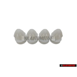 4x Genuine VW Side Moulding Trim Strip Clip Fastener - 191853585A
