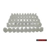50x Genuine VW Side Moulding Trim Strip Clip Fastener - 191853585A