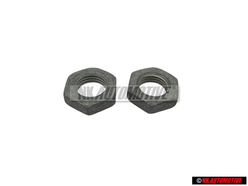 2x Genuine VW Hexagon Nut M10x1 - N 10328605