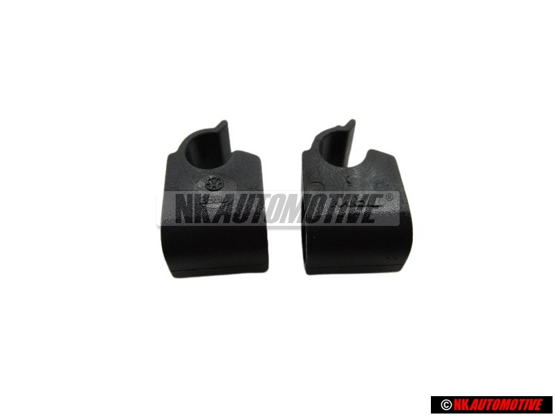 2x Genuine VW Bonnet Hood Release Cable Retaining Clip Bracket - 191823567