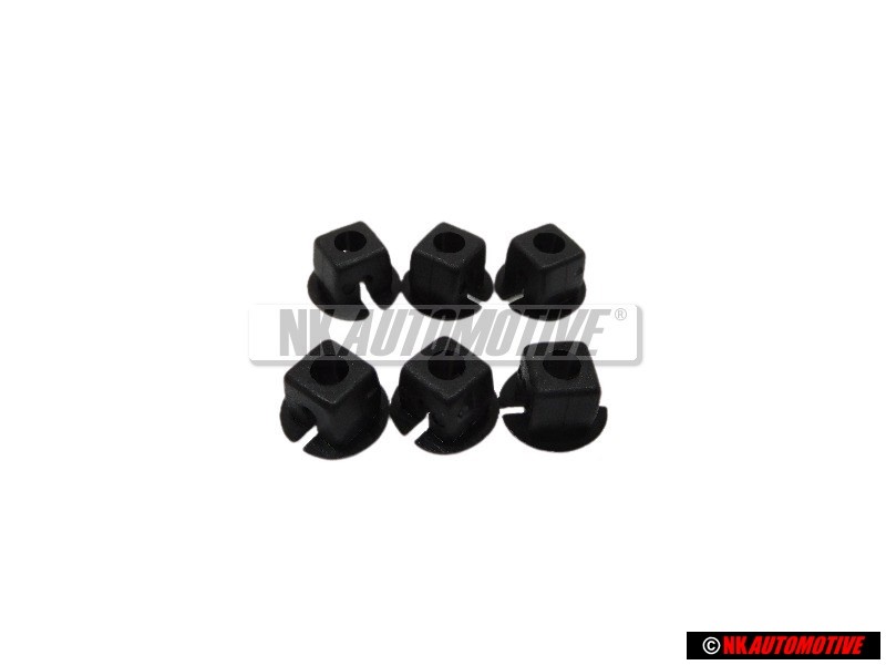 6x Genuine VW Expanding Nut - 533853139