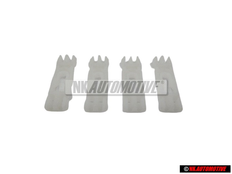 4x Genuine VW Rain Gutter Roof Moulding Trim Clip - 1H0853733B