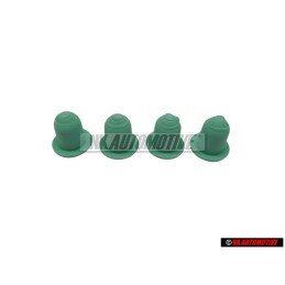 4x Genuine VW Side Moulding Trim Clip Grommet - 1H0853586