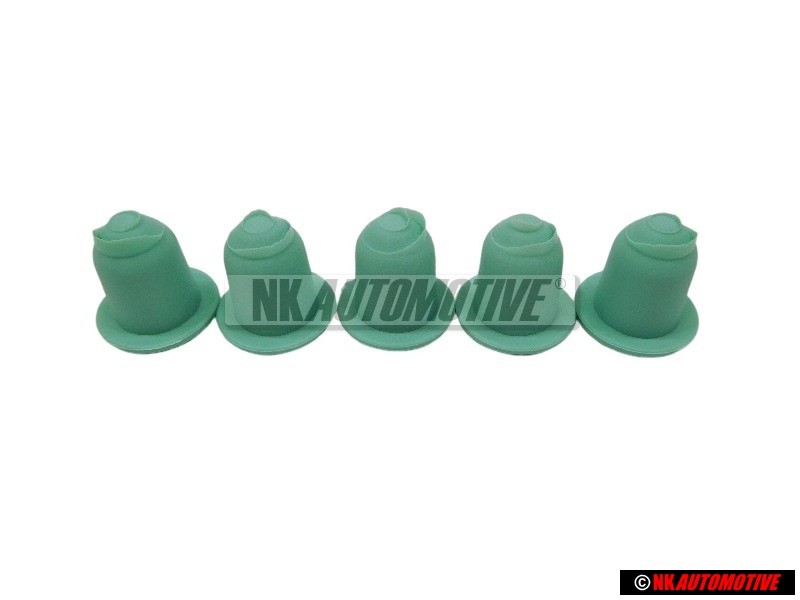 5x Genuine VW Side Moulding Trim Clip Grommet - 1H0853586