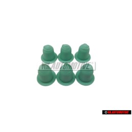 6x Genuine VW Side Moulding Trim Clip Grommet - 1H0853586