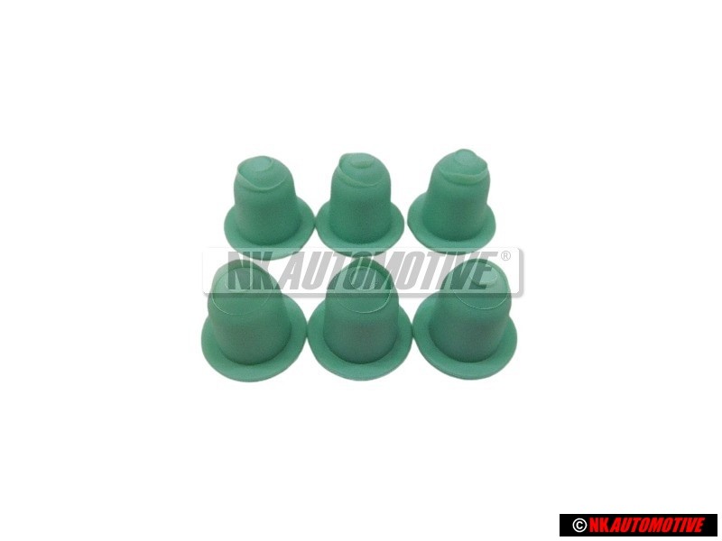 6x Genuine VW Side Moulding Trim Clip Grommet - 1H0853586