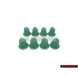 8x Genuine VW Side Moulding Trim Clip Grommet - 1H0853586