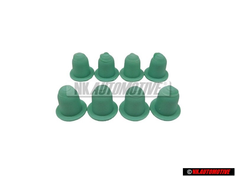 8x Genuine VW Side Moulding Trim Clip Grommet - 1H0853586