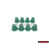 8x Genuine VW Side Moulding Trim Clip Grommet - 1H0853586