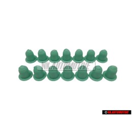 14x Genuine VW Side Moulding Trim Clip Grommet - 1H0853586
