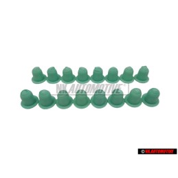 16x Genuine VW Side Moulding Trim Clip Grommet - 1H0853586