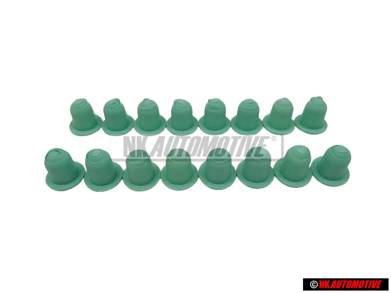 16x Genuine VW Side Moulding Trim Clip Grommet - 1H0853586
