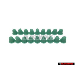 18x Genuine VW Side Moulding Trim Clip Grommet - 1H0853586