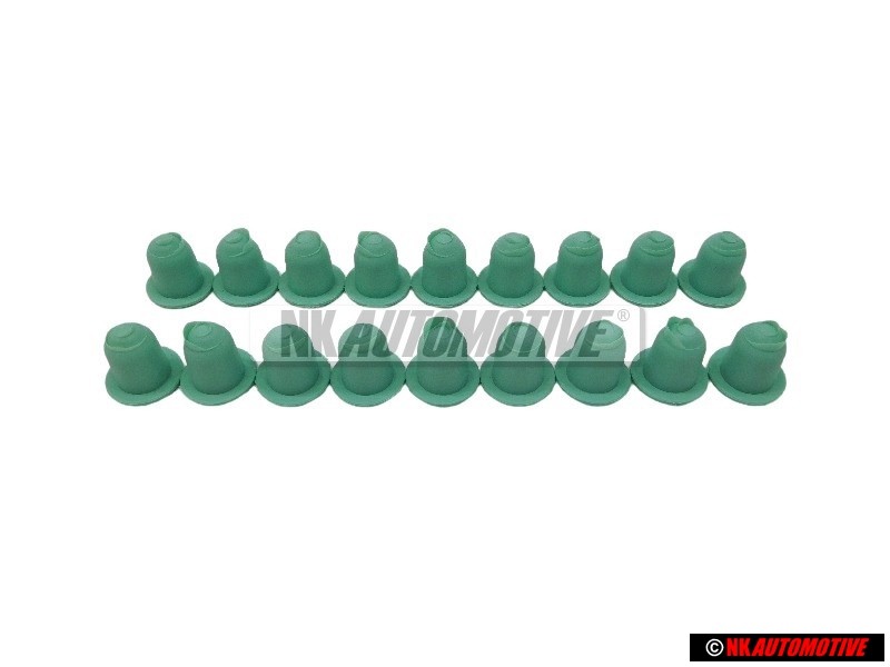 18x Genuine VW Side Moulding Trim Clip Grommet - 1H0853586