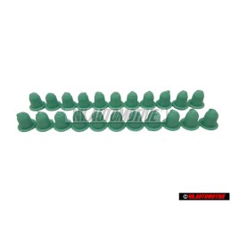 22x Genuine VW Side Moulding Trim Clip Grommet - 1H0853586
