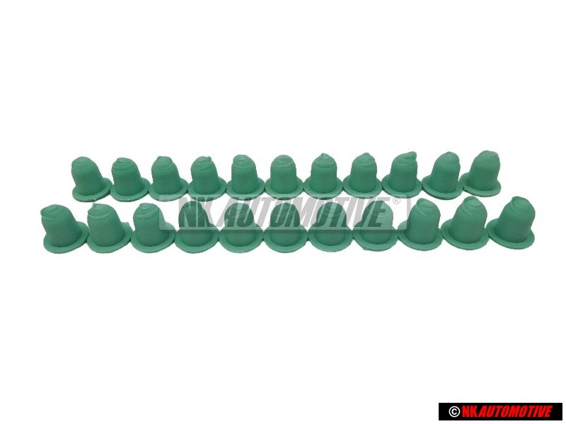 22x Genuine VW Side Moulding Trim Clip Grommet - 1H0853586