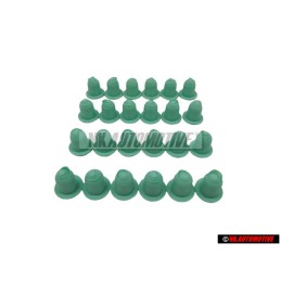 24x Genuine VW Side Moulding Trim Clip Grommet - 1H0853586