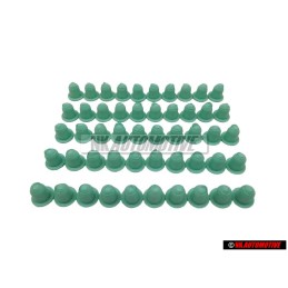 50x Genuine VW Side Moulding Trim Clip Grommet - 1H0853586