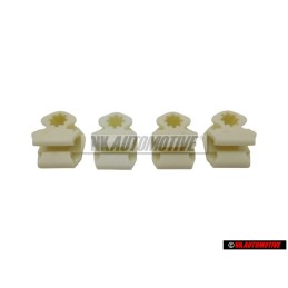 4x Genuine VW Retainer For Brake Pipe - 5Q0611797B
