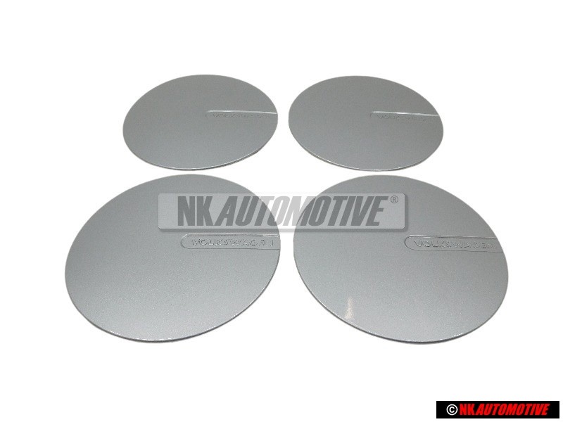4x Genuine VW Hockenheim Wheel Rim Centre Hub Cap Cover - 191601149B