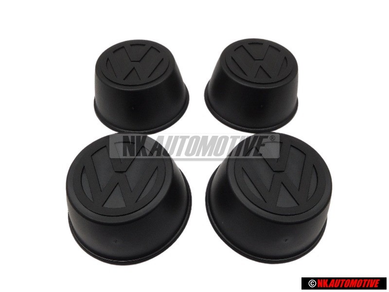 4x Genuine VW Steel Wheel Winter Tires Centre Hub Cap Cover - 321601171A 01C