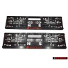 2x Genuine Audi Audi Sport License Plate Holder - 3291900100