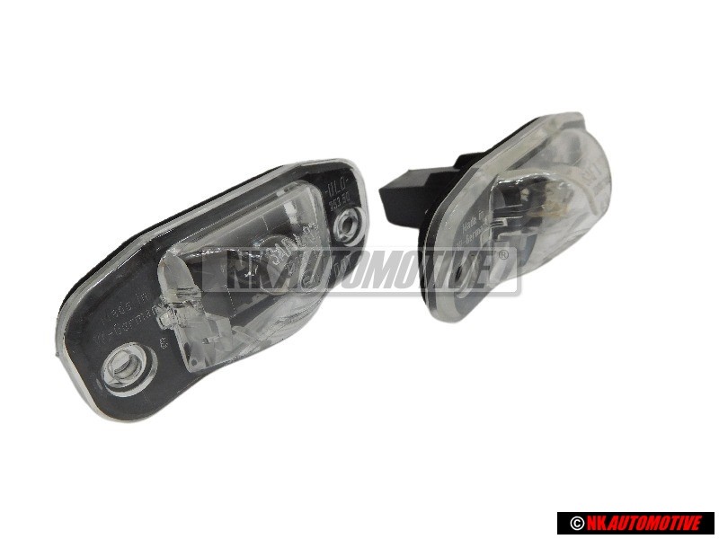 2x Genuine VW Licence Plate Light - 357943021