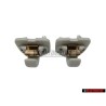 2x Genuine Audi Retainer For Sun Visor Star Silver - 8W0857562A Z62