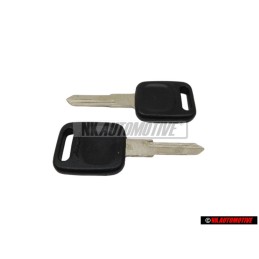 2x Genuine Audi Main Key Blank - 443837220C ROH