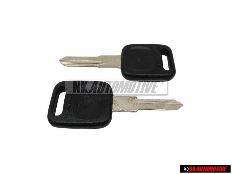 2x Genuine Audi Main Key Blank - 443837220C ROH