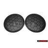 2x Genuine VW Door Speaker Grill Cover Black - 3B0868149 B41