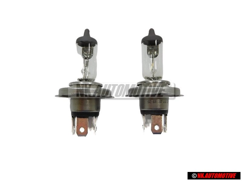 2x Genuine VW "Halogen Bulb, Yellow Glass" - N 0177643