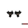 2x Genuine Audi Retainer For Sun Visor Black - 8W0857562A 4PK