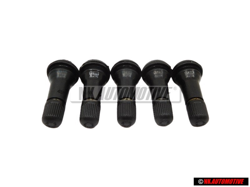 5x Genuine VW Rubber Valve - 281601361