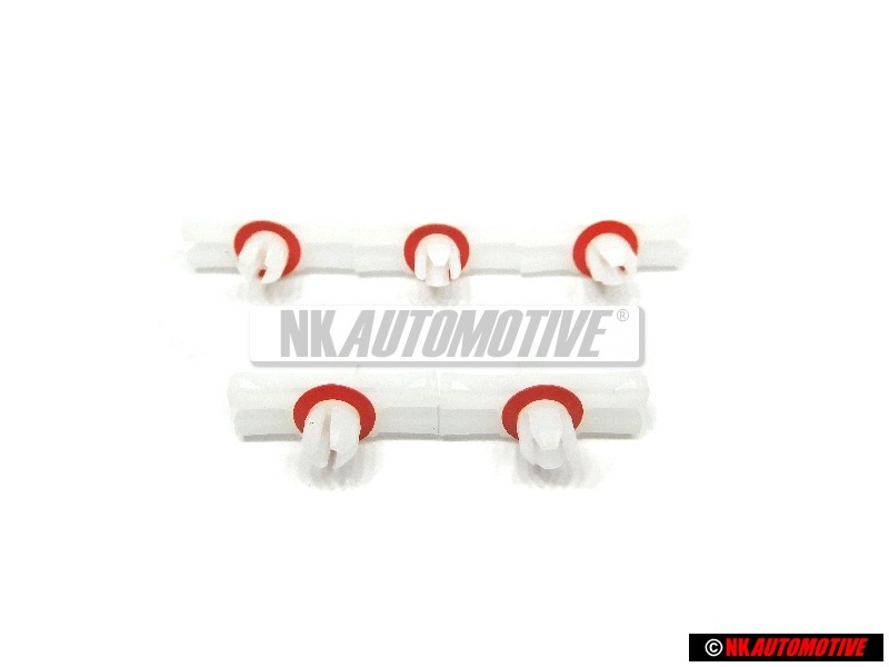 5x Genuine VW Upper Side Moulding Installation Clip - 113853585C