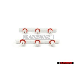 6x Genuine VW Upper Side Moulding Installation Clip - 113853585C