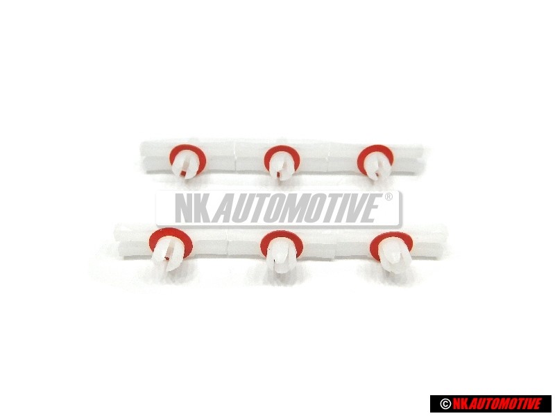 6x Genuine VW Upper Side Moulding Installation Clip - 113853585C