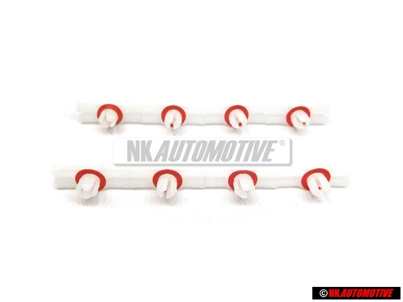 8x Genuine VW Upper Side Moulding Installation Clip - 113853585C