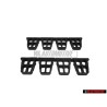 8x Genuine VW Big Bumper Bracket Securing Wedge Clip - 191807153
