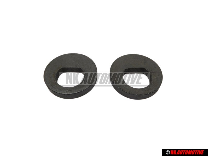 2x Genuine VW Front Suspension Strut Eccentric Bolt Washer - 171407267