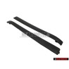 2x Genuine VW Door Handle Trim Black - 191837239 01C