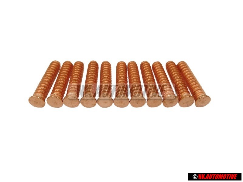 11x Genuine VW Weld Pin - N 90231601