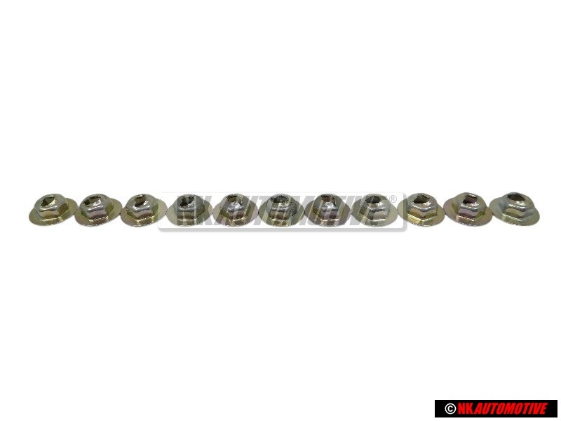 11x Genuine VW But Thread Cutting - N 0386021