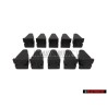10x Genuine VW Front or Rear Bumper Retaining Clip - 535807538