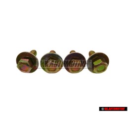 4x Genuine VW Hexagon Head Self Tap Bolt 6.5x21.5 - 311821143