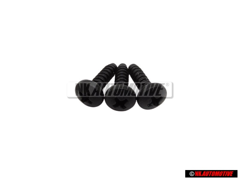 3x Genuine VW Oval Head Panel Screw - N 01396921