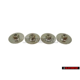 4x Genuine VW Hex Nut With Rubber Washer - N 90574801